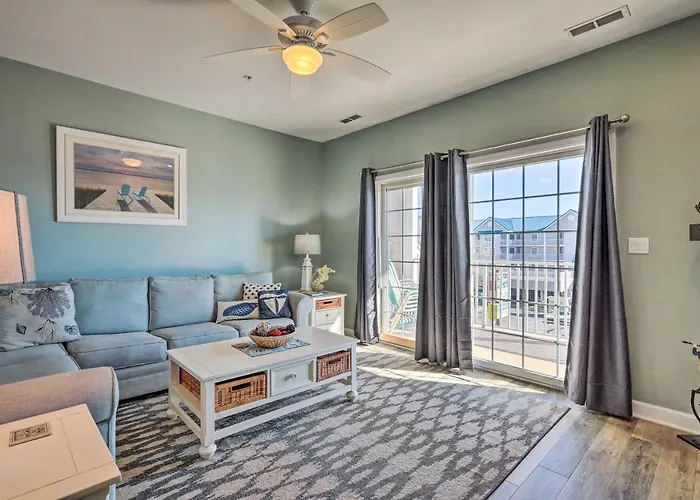 Balcony W/ Inlet View: Dtwn Ocean Ocean City