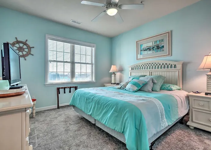 Balcony W/ Inlet View: Dtwn Ocean Holiday home Ocean City